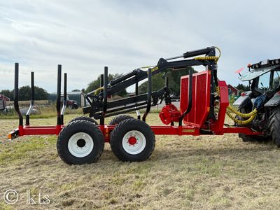 K.T.S Huggarvagn 13,0 ton dubbelram med 8,6 m-kran (2025)