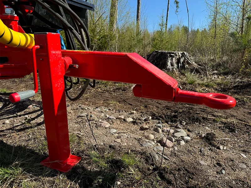 Färdigbyggd | KTS Huggarvagn 7,0 ton med 5,4 m-kran