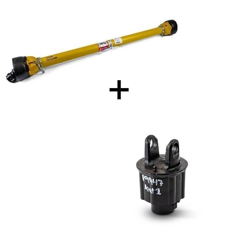 Kraftaxel 1600 mm | Kategori 1 | Med extrautrustning