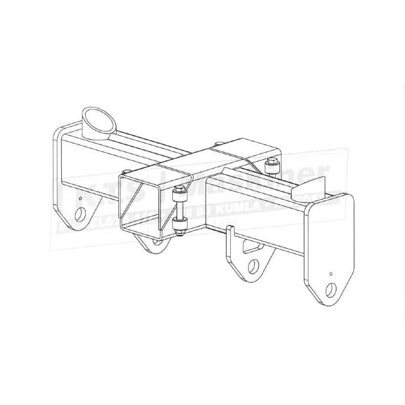 KTS Banke till boggi - 180x180 centrumramrör