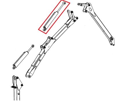 Hydraulcylinder till 5,3- & 6,4-meterskran