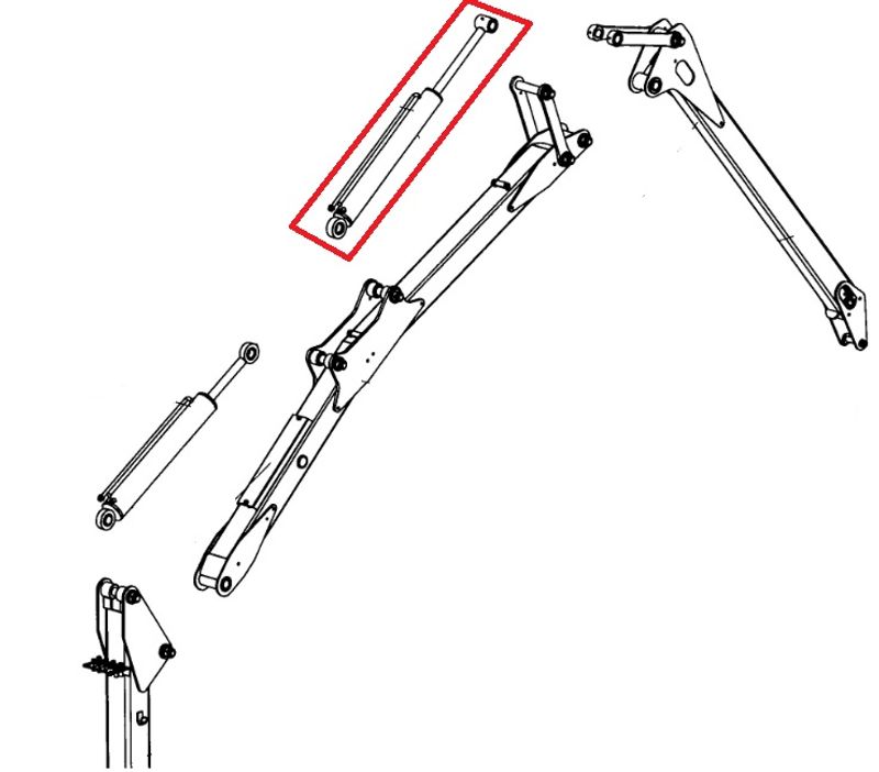 Hydraulcylinder till 5,3- & 6,4-meterskran