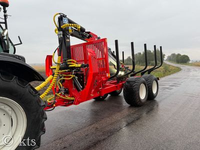 K.T.S Huggarvagn 13,0 ton dubbelram med 8,6 m-kran (2025)