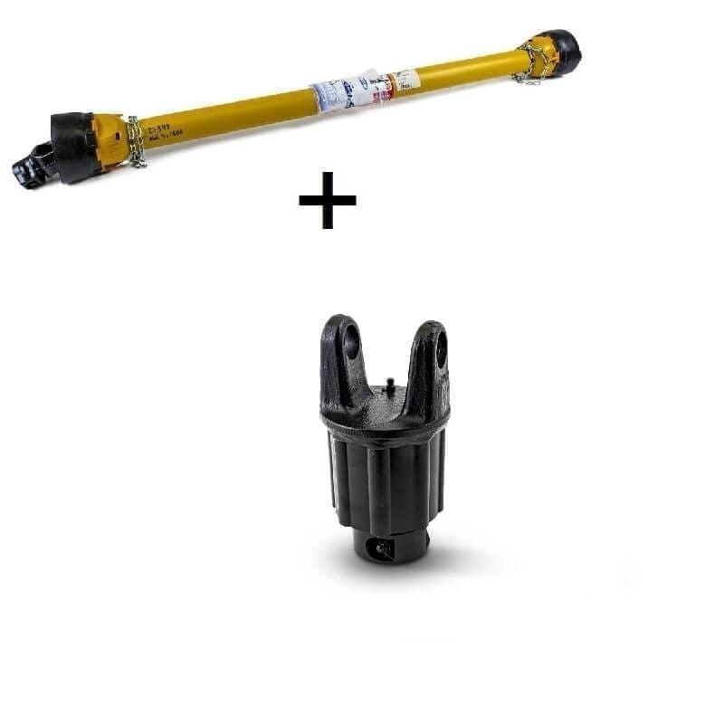 Kraftaxel 1600 mm | Kategori 4 | Med extrautrustning