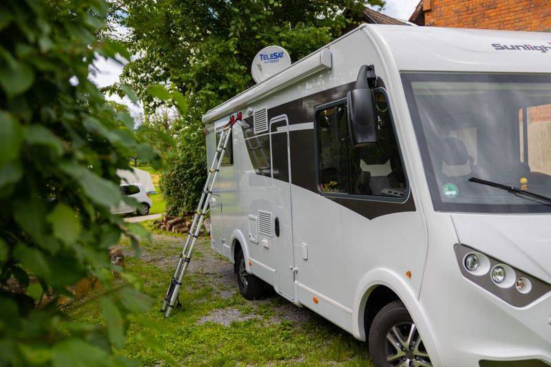 Teleskopstege inkl. Leitertec System