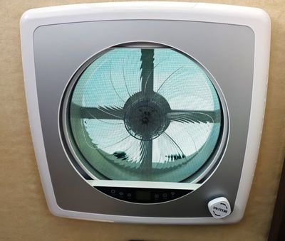 Super Fan Takfönster med Fläkt 400×400 mm