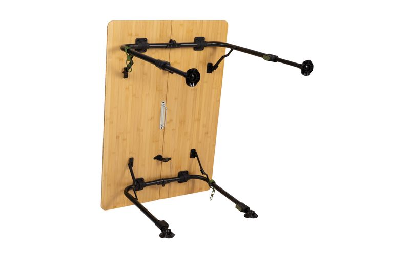 SKAL bambubord – höj- och sänkbart campingbord 100×70 cm