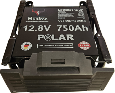 BullTron LiFePO4 12,8V 750Ah undersätesbatteri för husbil
