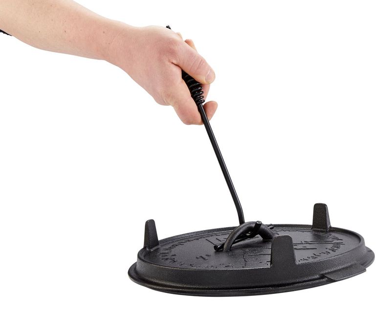 Knopp Handle – handtag i smide, svart 30 cm