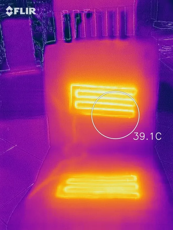 Uppvärmd sittdyna – Bottom Heater med Powerbank för Utomhusbruk