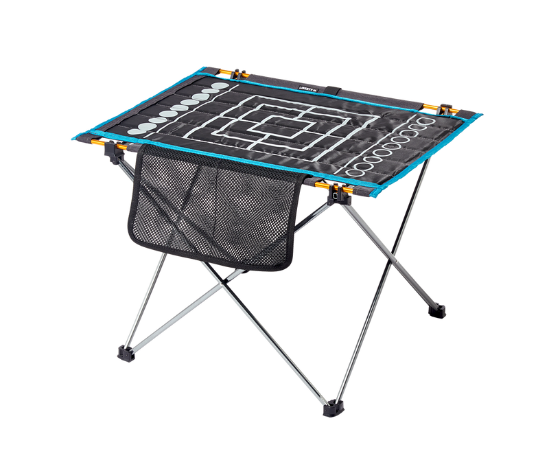 UQUIP Liberty M – hopfällbart campingbord i aluminium 70×52 cm