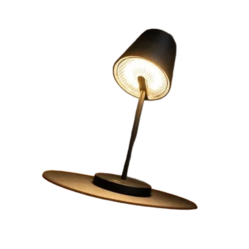 PORTOFINO SVART |magnetisk designlampa med bordstablett och pad