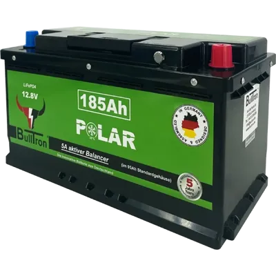 BullTron 185Ah LiFePO4 Polar batteri med Smart BMS