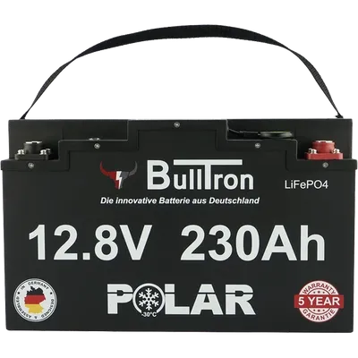 BullTron 230Ah Polar LiFePO4 Batteri med Smart BMS