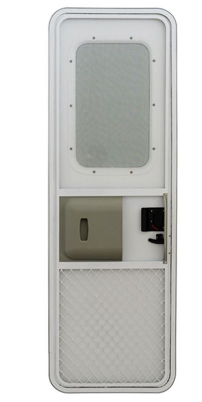 Dörr för husvagn/ husbil - 620x1600 mm | M1-lås & E1-fönster |
