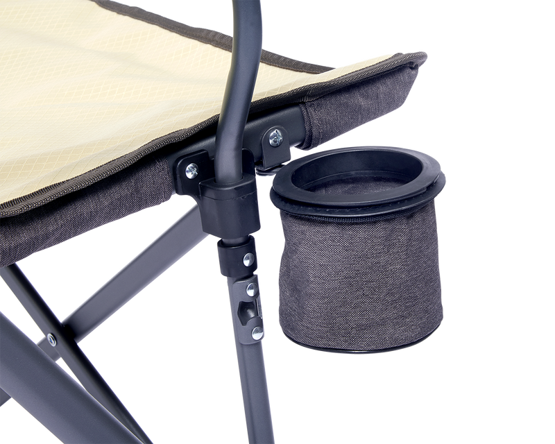 Roxy hopfällbar stol – robust, kapsylöppnare & 120 kg