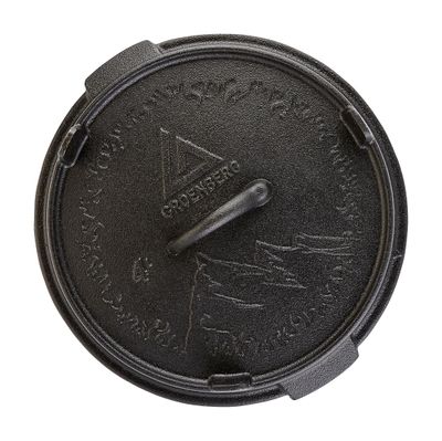 ASKJA gryta i gjutjärn – 4 L kokgryta Ø25 cm med lock och fötter