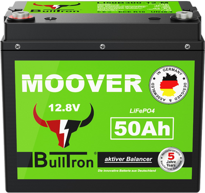 BullTron 50 Ah LiFePO4 – kompakt, kraftfull & långlivad
