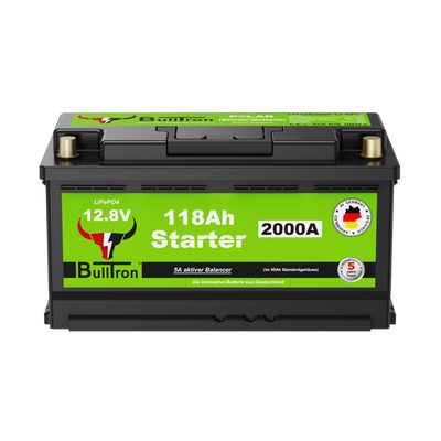 BullTron LiFePO4 startbatteri 12,8V 118Ah (L5) Polar
