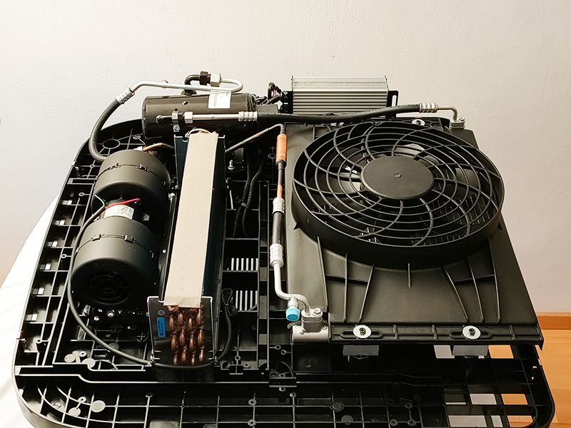 Takmonterad luftkonditionering 12 V Modell CK