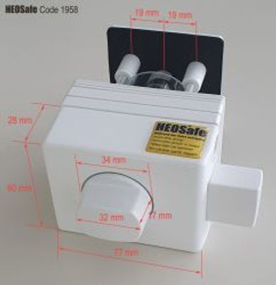 HEOSafe extralås | För ytterluckor, bakre garage och uppbyggda dörrar