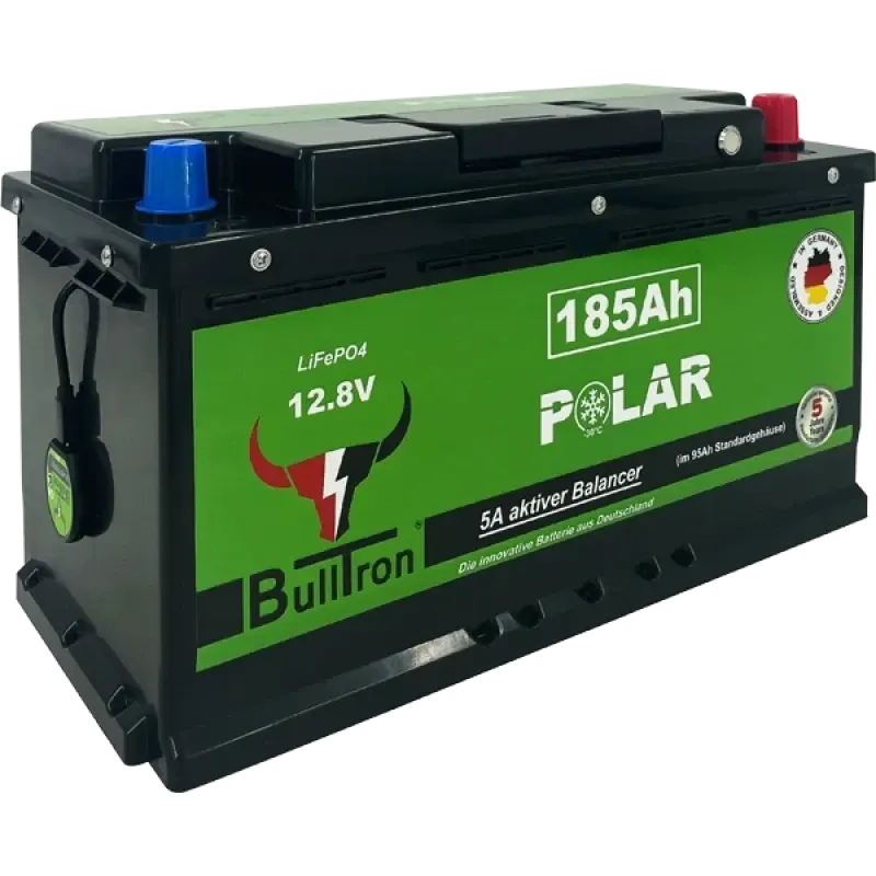 BullTron 185Ah LiFePO4 Polar batteri med Smart BMS