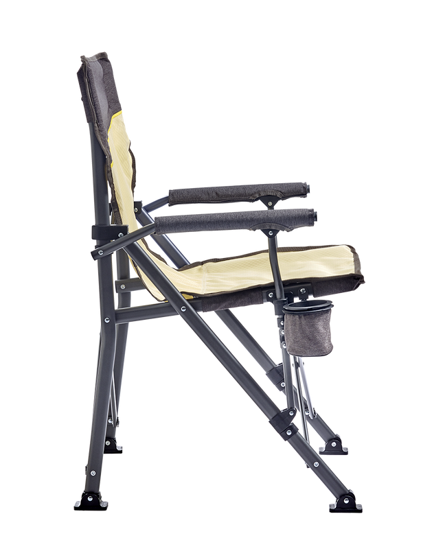 Roxy hopfällbar stol – robust, kapsylöppnare & 120 kg
