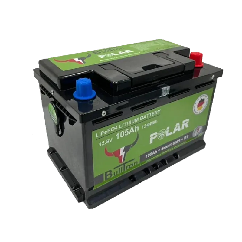 12V 105Ah Polar litiumbatteri med smart BMS
