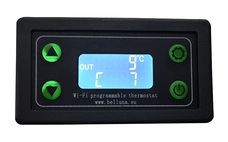 Digital termostat med display och fjärrstyrning – perfekt för husbil, båt & off-grid