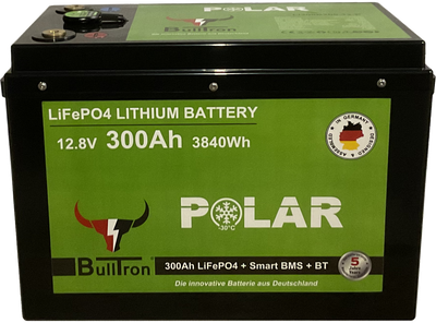 12V 300Ah Polar batteri med smart BMS