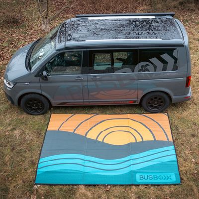 Förtältsmatta Sunrise – 300×200 cm för camping och husbil