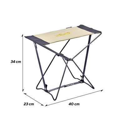 Fancy hopfällbar pall – kompakt & stabil 100 kg