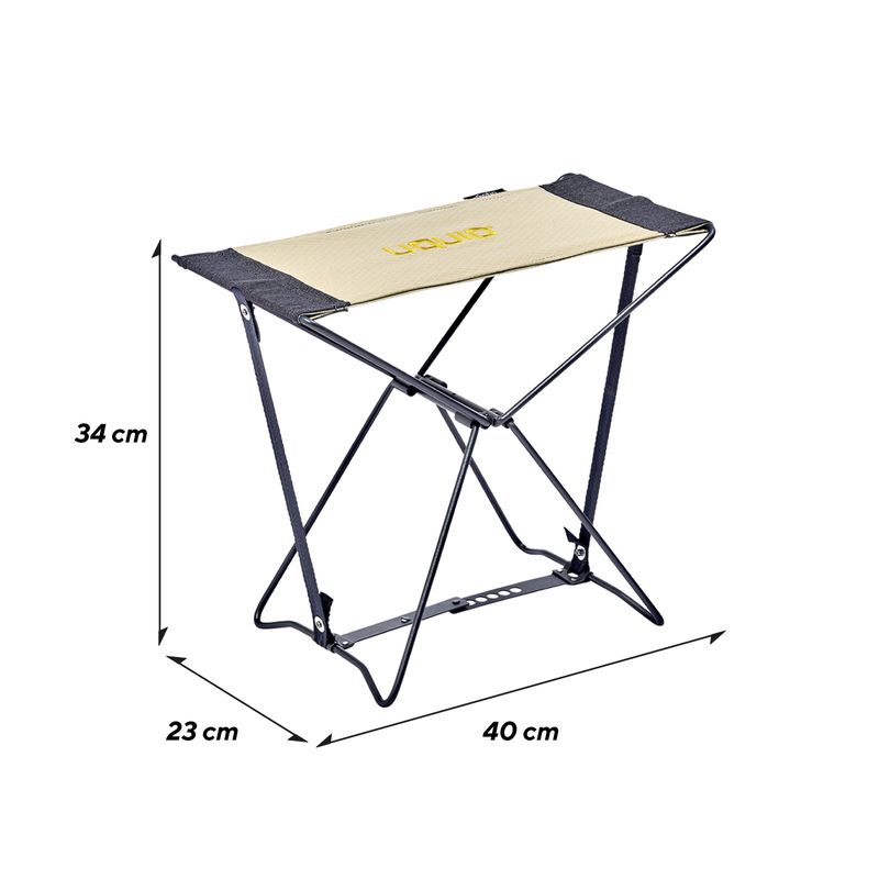 Fancy hopfällbar pall – kompakt & stabil 100 kg