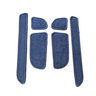 Dörrfacksmattor i gummi – tysta och skyddande | VW T6/T6.1 (4-pack)