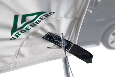 SKYGGE TARP LARGE – 4,5 m bomullstarp med svalkande skugga