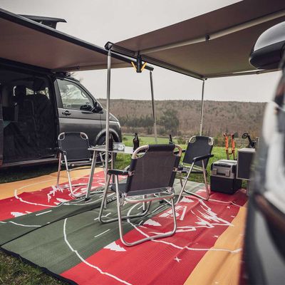 Camping-/förtältsmatta 300×200 cm, UV‑resistent polypropen
