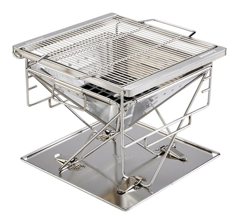 KATLA GRILL MEDIUM – portabel grill & eldstad i rostfritt stål