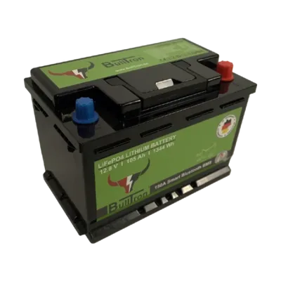 12V 105Ah Polar litiumbatteri med smart BMS