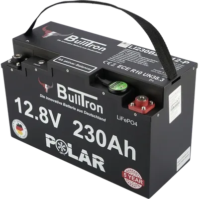 BullTron 230Ah Polar LiFePO4 Batteri med Smart BMS