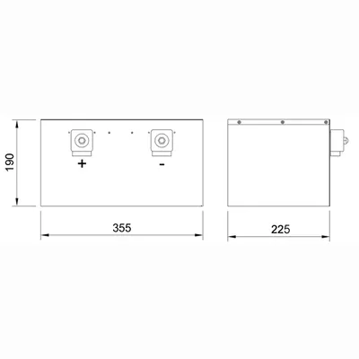 Bulltron 350 Ah LiFePO₄ Polar-batteri – 12,8 V
