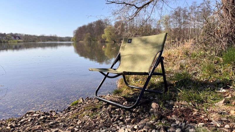 Defthike Campfire-stol | Ultralätt hopfällbar campingstol i aluminium