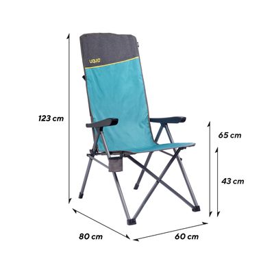 Justy XL stol – hög rygg & stabil 120 kg