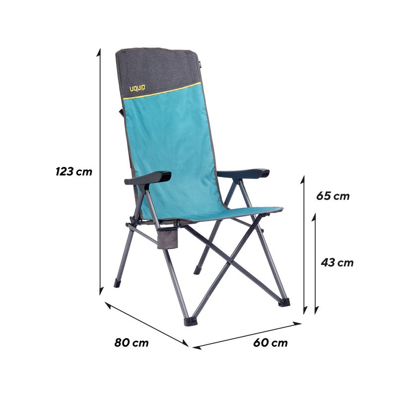 Justy XL stol – hög rygg & stabil 120 kg