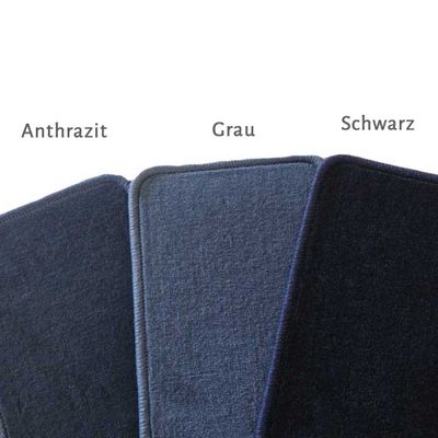 Främre golvmatta 1‑del | Slitstark velour för VW Transporter T5/T6/T6.1