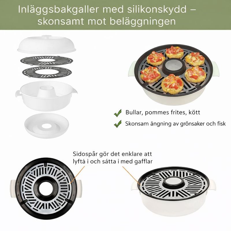 RoadRack set – grillgaller för bakugn (över + under)