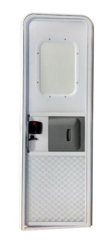 Dörr för husvagn/ husbil - 620x1600 mm | M1-lås & E1-fönster |