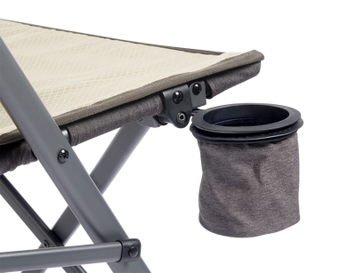 Justy XL hopfällbar stol – hög rygg & robust 120 kg