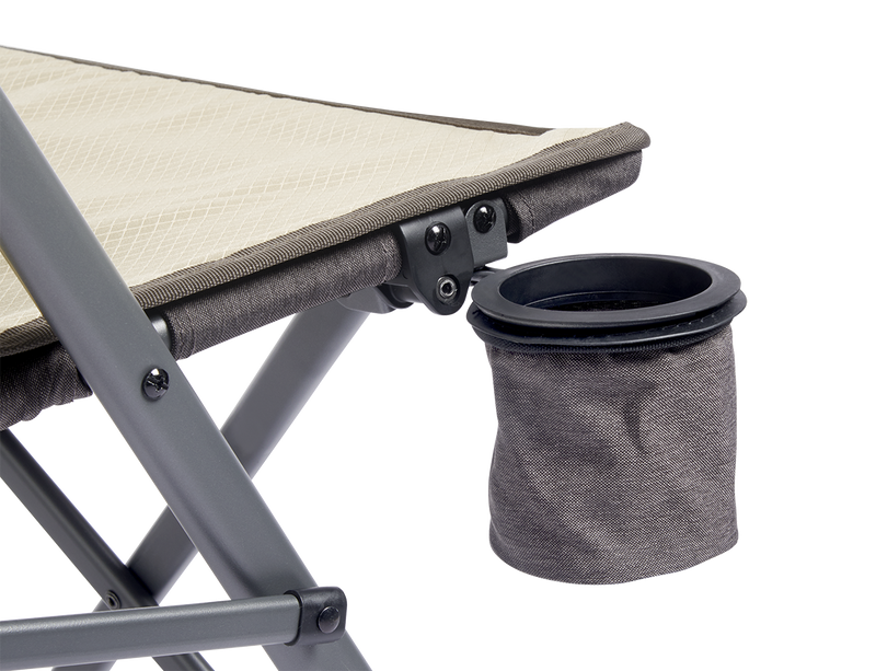 Justy XL hopfällbar stol – hög rygg & robust 120 kg