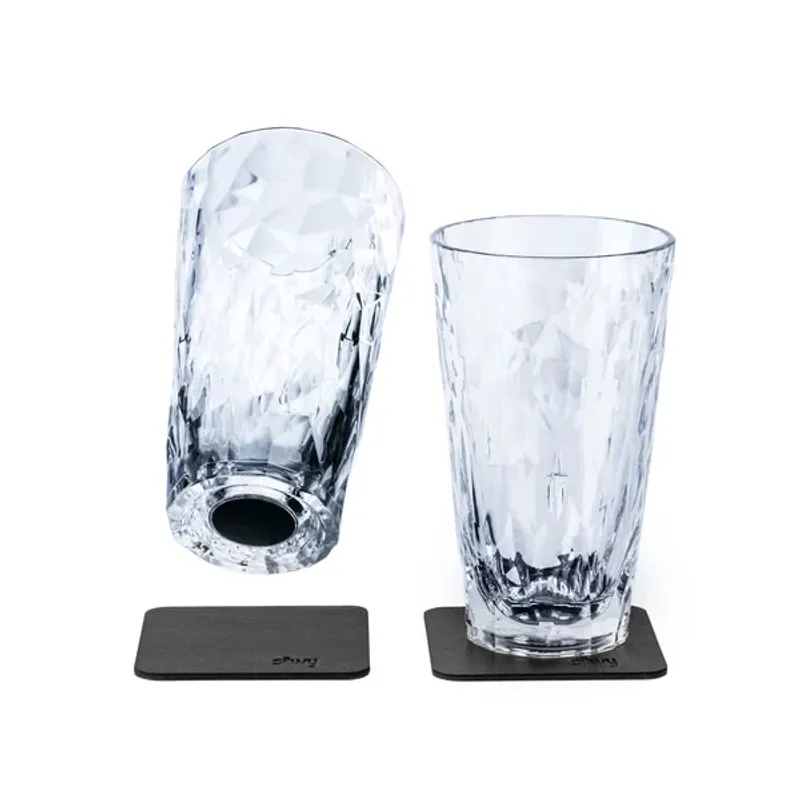 Magnetiska Plastglas Longdrink 6 set