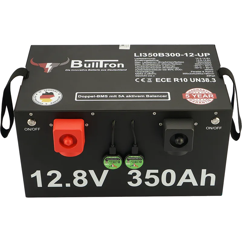 Bulltron 350 Ah LiFePO₄ Polar-batteri – 12,8 V